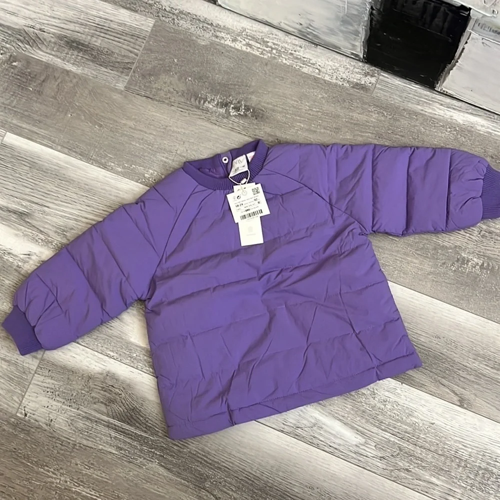 Zara Mixed Quilted Sweatshirt